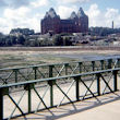 view of The Tower building from the pier